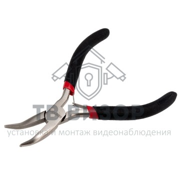 Тонкогубцы
 Тонкогубцы изогнутые REXANT Мини 120 мм никелированные, авторазжим, обливные рукоятки (12-4603)-0