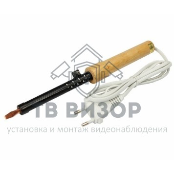Паяльник
 Паяльник ПД REXANT, 220 В/40 Вт, деревянная ручка, ЭПСН (12-0240)-0