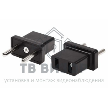 Адаптер сетевой
 Сетевой переходник EU-CN черный  REXANT (11-1066)-0