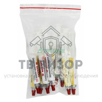 Смазка
 Смазка силиконовая 221  (до +350℃)  2мл (шприц)  REXANT (09-3955)-1