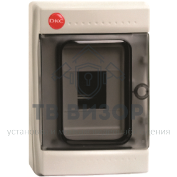 
 Щиток с дверцей на 4 модуля 85604-0