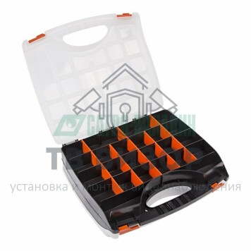 Ящик пластиковый универсальный (двойной) Proconnect 325х280х85мм (12-5022-4) 
 Ящик пластиковый универсальный (двойной) Proconnect 325х280х85мм (12-5022-4)-1