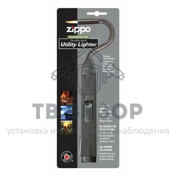 Зажигалка
 121323 Зажигалка газовая ZIPPO Flex Neck, сталь, ч-0