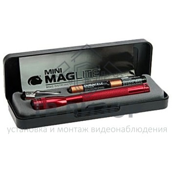 Фонарь
 M3A032E Фонарь MAGLITE Mini,  12.7 см, красный, 2--1