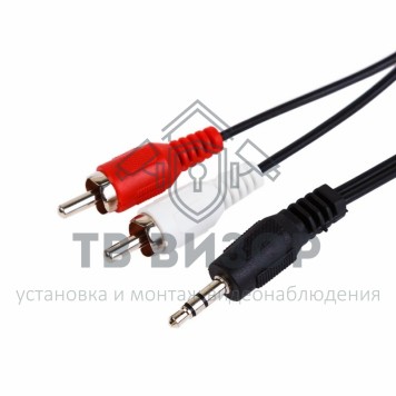 Шнур
 Шнур  3.5мм  стерео штекер - 2 RCA  1.2М СМАРТКИП (17-4202-8) кратно 10 шт-0