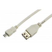 
 Шнур  micro USB (male) - USB-A (female)  0.2M  REXANT (18-1161)