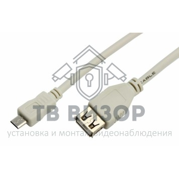 
 Шнур  micro USB (male) - USB-A (female)  0.2M  REXANT (18-1161)-0