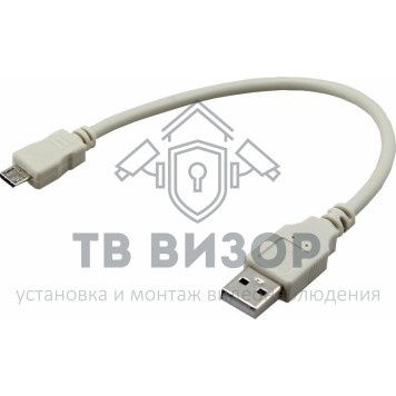 
 Шнур  micro USB (male) - USB-A (male)  0.2M  REXANT (18-1162)-0