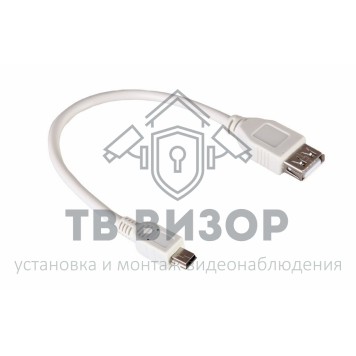 
 Шнур  mini USB (male) - USB-A (female)  0.2M  REXANT (18-1132)-0