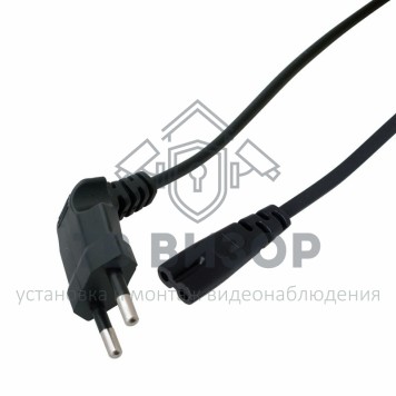 Шнур
 Шнур сетевой  (угловая вилка)  2x0.75мм²  1.5М  REXANT (11-1104)-0