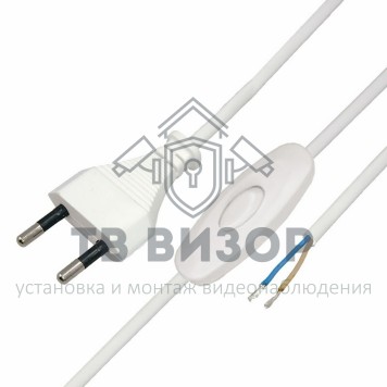 Шнур
 Шнур сетевой  1.8М  с выключателем  без розетки  2.5A-220V  белый  REXANT (11-1115)-0