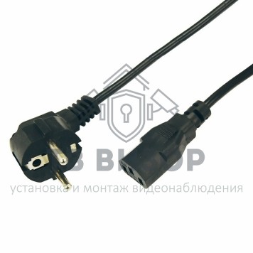 Шнур
 Шнур сетевой  Евро  0.75мм²  1.8М  (PVC)  (с заземлением)  REXANT (11-1131)-0
