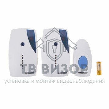 
 Беспроводной дверной звонок с двумя вызывными панелями REXANT RX-5 (73-0050)-0