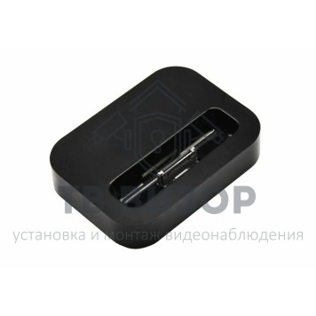 
 Док станция для зарядки iPhone4 30 pin черная (18-0152)-0