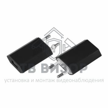 Сетевое зарядное устройство для iPhone USB (СЗУ) (1 000mA) черное (18-1900) 
 Сетевое зарядное устройство для iPhone USB (СЗУ) (1 000mA) черное (18-1900)-0