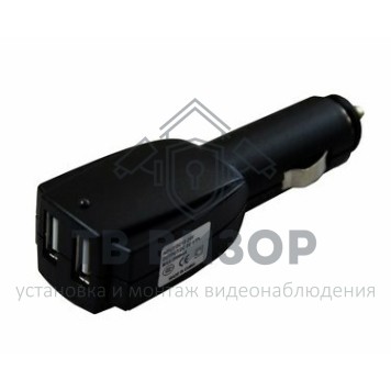 Автозарядка в прикуриватель 2xUSB (АЗУ) (5V, 1 000mA) REXANT (16-0237) 
 Автозарядка в прикуриватель 2xUSB (АЗУ) (5V, 1 000mA) REXANT (16-0237)-0