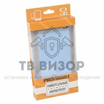Портативный аккумулятор
 Портативное зарядное устройство Power Bank 4000 mAh USB голубое PROCONNECT (30-0500-3)-1