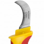 
 Нож монтажника, нержавеющая сталь, изогнутое лезвие REXANT (12-4937)
