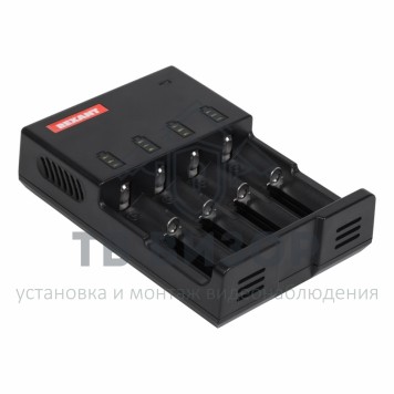 Зарядное устройство
 Универсальное SMART зарядное устройство для 4 АКБ  Rexant I 4 (18-2244)-0