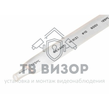 Термоусадка
 10.0 / 5.0 мм 1м термоусадка белая  REXANT (21-0001)-0
