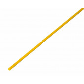 Термоусадка
 2.5 / 1.25 мм 1м термоусадка жёлтая  REXANT (20-2502)