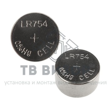 Элемент питания
 Батарейка LR48, AG5, LR754, G5, 193, GP93A, 393, SR754W REXANT (30-1036) кратно 10 шт-0