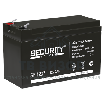 Аккумуляторная батарея
 Аккумулятор 12В 7 А∙ч (SF 1207)-0