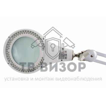 
 Лупа на струбцине круглая настольная 5Х с подсветкой 90 LED, белая  REXANT (31-0403)-2