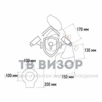 
 Лупа настольная 3D+12D с подсветкой 48 LED, белая REXANT (31-0245)-1