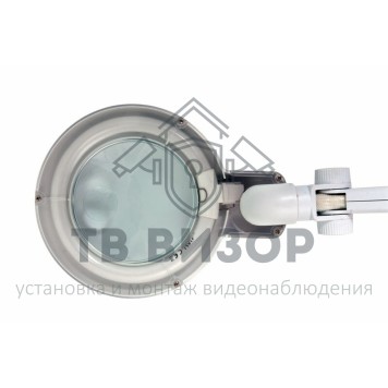 
 Лупа настольная малая  3Х +доп.12Х  с подсветкой, белая  REXANT (31-0242)-2