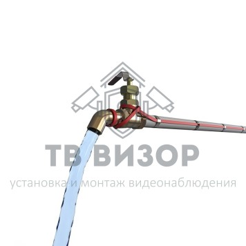 
 Греющий саморегулирующийся кабель (комплект в трубу) 10HTM2-CT ( 2м/20Вт) REXANT (51-0601)-3