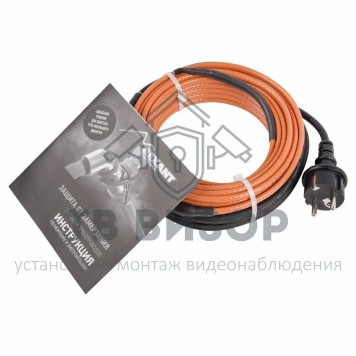 
 Греющий саморегулирующийся кабель (комплект в трубу) 10HTM2-CT (6м/60Вт) REXANT (51-0603)-0