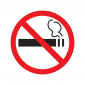 Знак безопасности
 Курить запрещено 200х200 Rexant (56-0035)