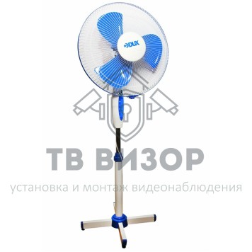 
 Вентилятор напольный бело-синий 40 Вт, 220V (DX-16) DUX (60-0200)-0