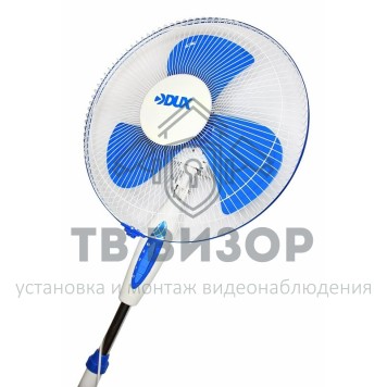 
 Вентилятор напольный бело-синий 40 Вт, 220V (DX-16) DUX (60-0200)-1