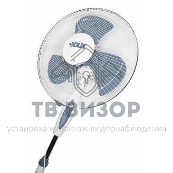 
 Вентилятор напольный бело-серый 40 Вт, 220V (DX-17) DUX (60-0201)-1