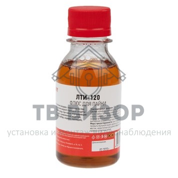 Флюс
 Флюс для пайки REXANT, ЛТИ-120, 100 мл, флакон (09-3627) кратно 10 шт-0