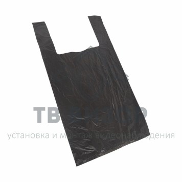 Пакет
 Пакет майка ПНД 28+16*50, 13мкм черная (100шт./уп) (61-0203)-0