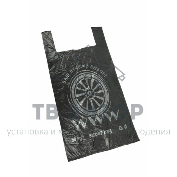 Пакет
 Пакет майка ПНД 43+18*69, 40мкм 