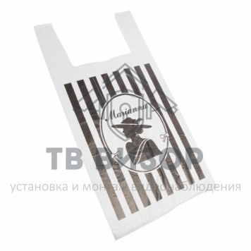 Пакет
 Пакет майка ПНД 30+16*60, 12мкм 