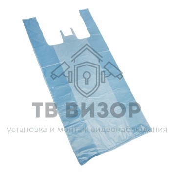 Пакет
 Пакет майка ПНД 30+16*60, 15мкм синяя (100шт./уп) (61-0205-4)-0