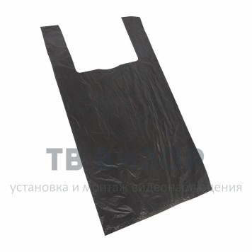 Пакет
 Пакет майка ПНД 30+16*60, 15мкм черная (100шт./уп) (61-0205)-0