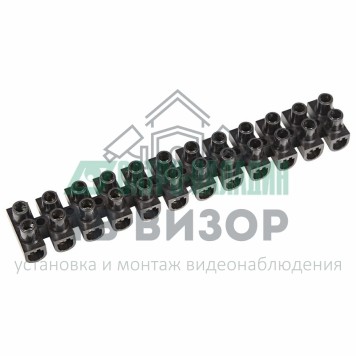 Колодка клеммная
 Колодка клеммная  КВ-4 3А 4мм²  PP(полипропилен) черный REXANT (07-5004-2)-0