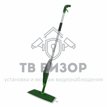 
 Швабра с распылителем DTB-03 (Green); в комплекте дополнительная накладка из микрофибры (70-0373)-0