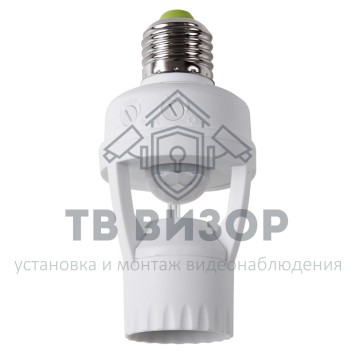 Датчик движения в патрон E27 ДДП 01, 360°, 60Вт, 3-2000Лк, 6 м, 10-300 сек. REXANT (11-9203) 
 Датчик движения в патрон E27 ДДП 01, 360°, 60Вт, 3-2000Лк, 6 м, 10-300 сек. REXANT (11-9203)-0