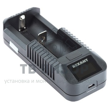 Зарядное устройство
 универсальное зарядное устройство для 1 АКБ с жк дисплеем Rexant i1 (18-2241)-0