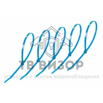 Стяжка
 Стяжкa нейлонoвая 400 x 4,8 мм, синяя (упак. 25 шт) REXANT (07-0405-25)-0