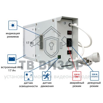 Источник питания
 SKAT-LED.220AC-60VA-1