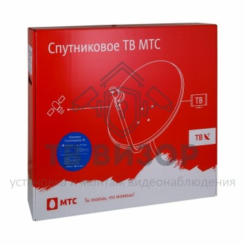 Комплект
 Комплект Спутникового ТВ от МТС, ТВ-приставка, 1 год 