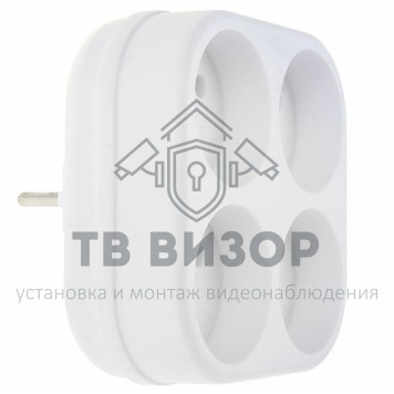 Четверник
 Четверник электрический, 6/10 А, без заземления, белый REXANT (11-1072)-1